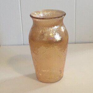 Jeanette Carnival Glass Vase